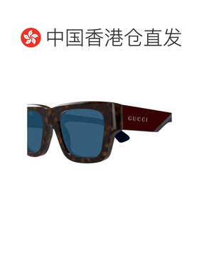 香港直邮GUCCI 男士眼镜 GG1668S002 古驰 蓝色CO配饰