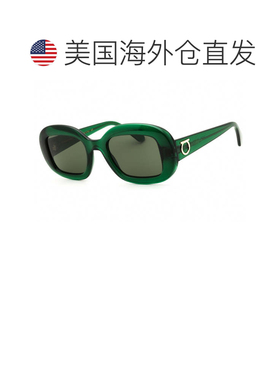 自营salvatore ferragamoSF2038SE 317透明绿色/绿色灰色-透明绿