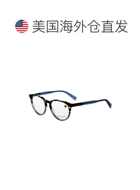 自营Longchamp Women's 51 mm Blue Opticals - textured blue bl