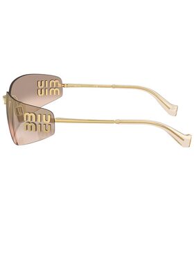 潮奢 Miu Miu 缪缪 女士 矩形太阳眼镜 8056262412367