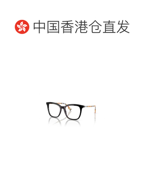 香港直邮BURBERRY 女士太阳镜 BE23903853 CO 黑色 logo标识平光