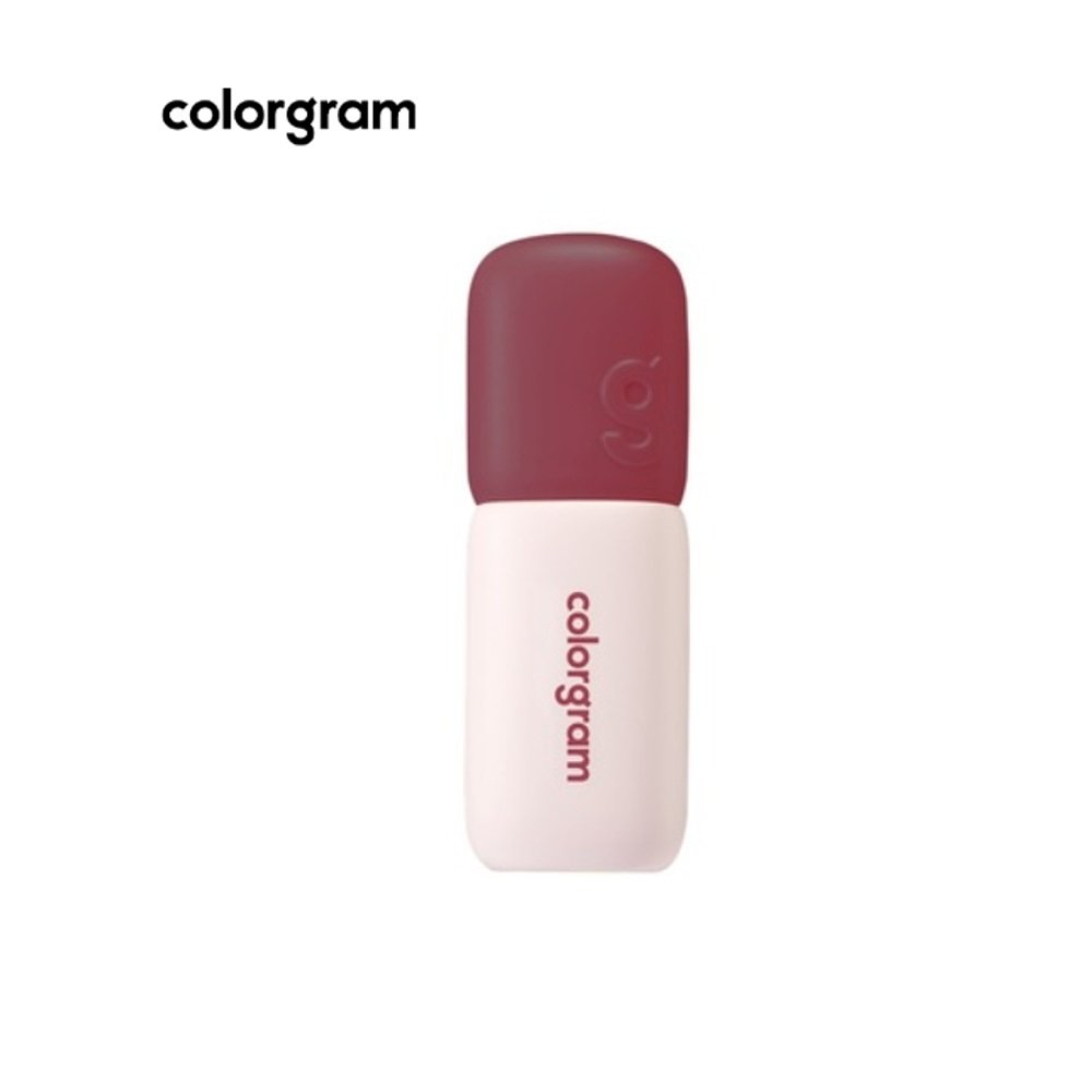 韩国直邮COLORGRAM 哑光丝绒唇颊两用唇釉 12 Bloody Plum 5g正品 - 图2