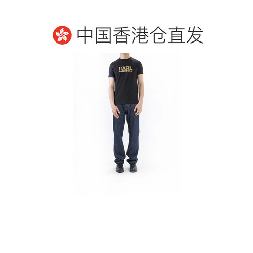 香港直邮KARL LAGERFELD 男士T恤 KM755087552235【付后1h可退】 - 图1