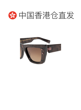 1h可退 香港直邮BALMAIN 女士眼镜 BPS156D54 SS2026 棕色太阳镜