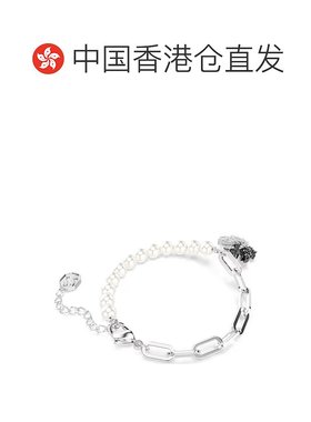香港直邮SWAROVSKI SWAN仿珍珠黑白天鹅手镯手链5705720水晶