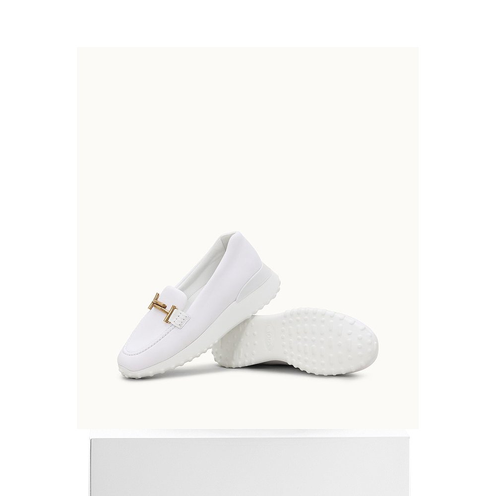 tod's潜水面料乐福鞋 - bianco 【美国奥莱】直发 - 图3