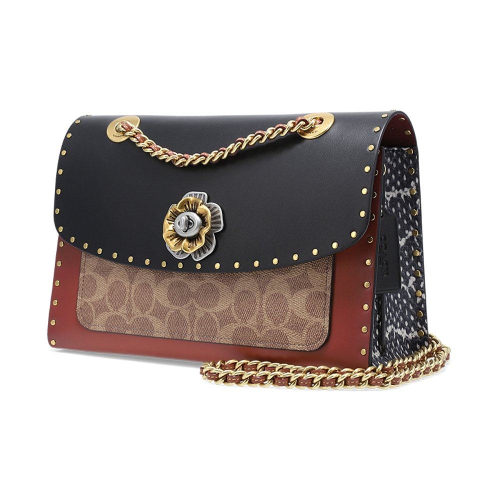 香港直发coach parker26拼色单肩包 天猫国际全球探物女士包袋