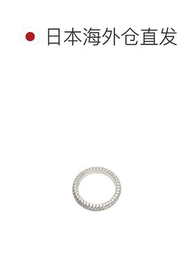 日本直邮Daniel Wellington PAV 水晶戒指 DW00400661 女士银色