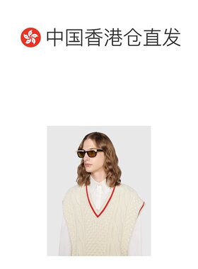 1h可退 香港直邮奢淘 Gucci 黑色矩形框太阳镜 女 691381J0740