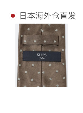 日本直邮SHIPS Colors 真丝波点领带 黑色