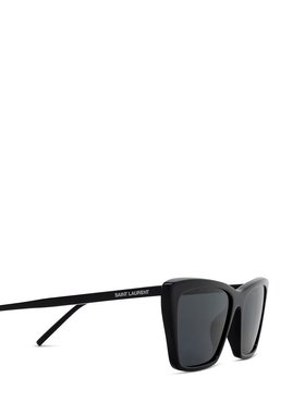 SAINT LAURENT 女士眼镜 SL737001 CO 黑色 徽标太阳镜