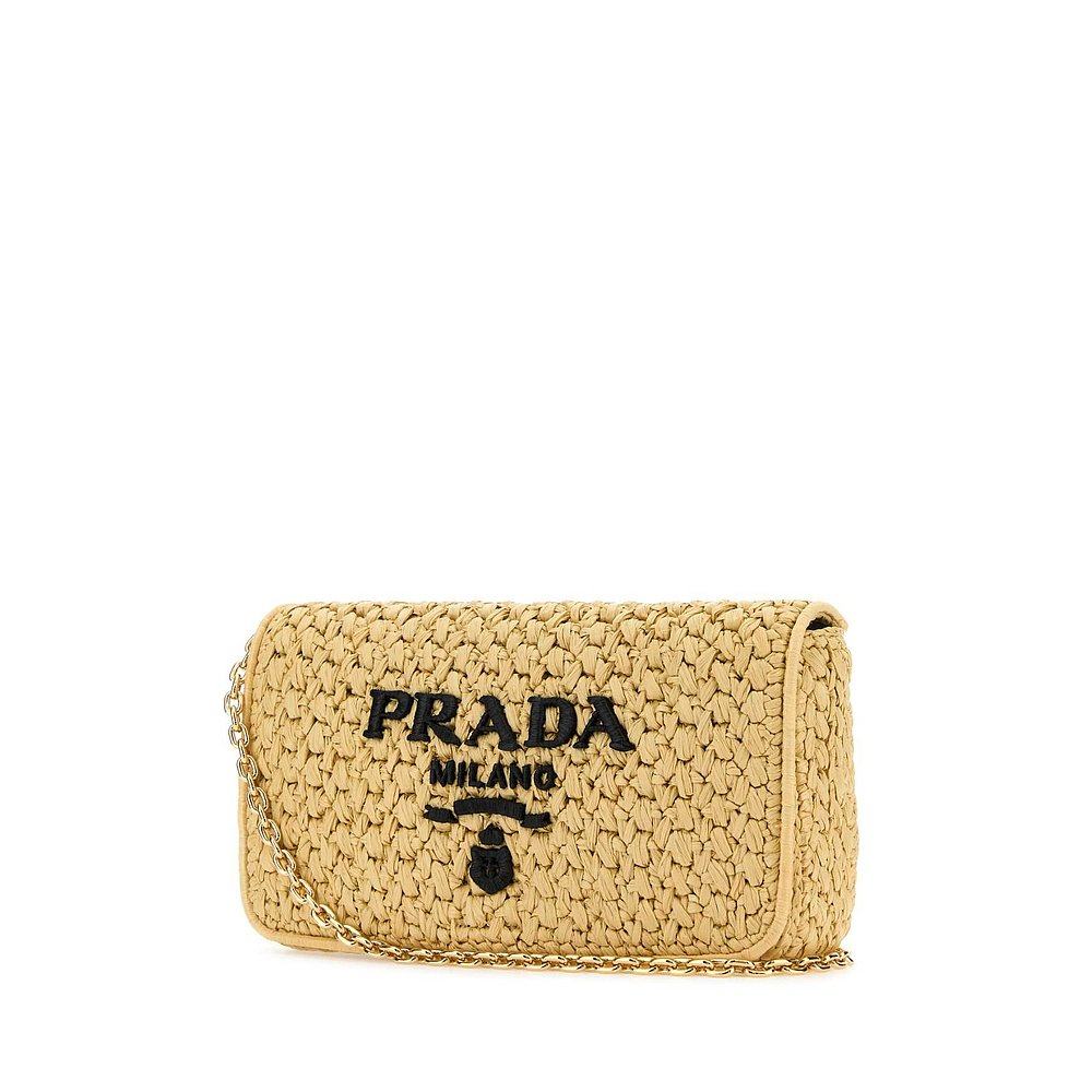 香港直邮PRADA 女士手提包 1BF134VCOB2M2TF0I55 SS2025 米白色,淘宝优惠券,粉丝福利购,淘宝优惠卷