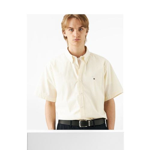 日本直邮TOMMY HILFIGER 牛津条纹短袖衬衫 [TO3203EM012568]女装 - 图3