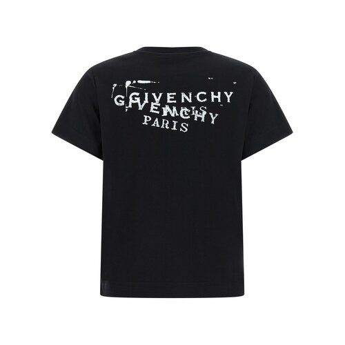1h可退 香港直邮GIVENCHY 女士T恤 BW70FJP7A7001 CO 黑色 