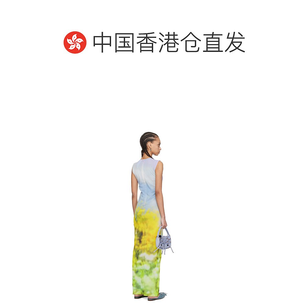 香港直邮潮奢 Acne Studios 艾克妮 女士 多色 Blurred 连衣裙 A2 - 图1