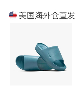 自营Nike Calm FD4116-005 Sandals Men's Smokey Blue Round Toe