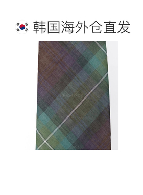 韩国直邮NEEDLES 领带，带马德拉斯格纹 - 绿色 (QV049) 领带新款