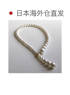 日本直邮cui-cui 女装珍珠项链 金色镀层 新贝母珍珠 850632