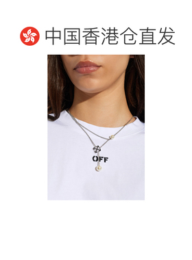 香港直邮OFF-WHITE 女士项链 OWOB140S26MET0017210 CO 银色
