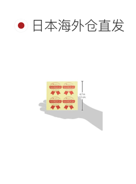 日本直邮Skip Kids 丝带形状礼品贴纸（100 张）SPK-1S