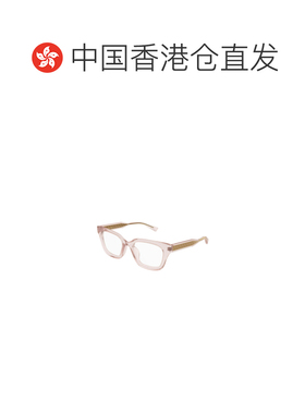香港直邮GUCCI 女士眼镜 GG2067OL007 SS2026 粉红色 几何平光镜