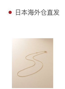 1h可退 日本直邮COCOSHNIK 女士 K10黄金细身球形切割项链 767314