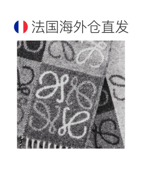 自营欧洲直邮LOEWE罗意威ANAGRAM保暖棋盘格围巾 【付后1h可退】