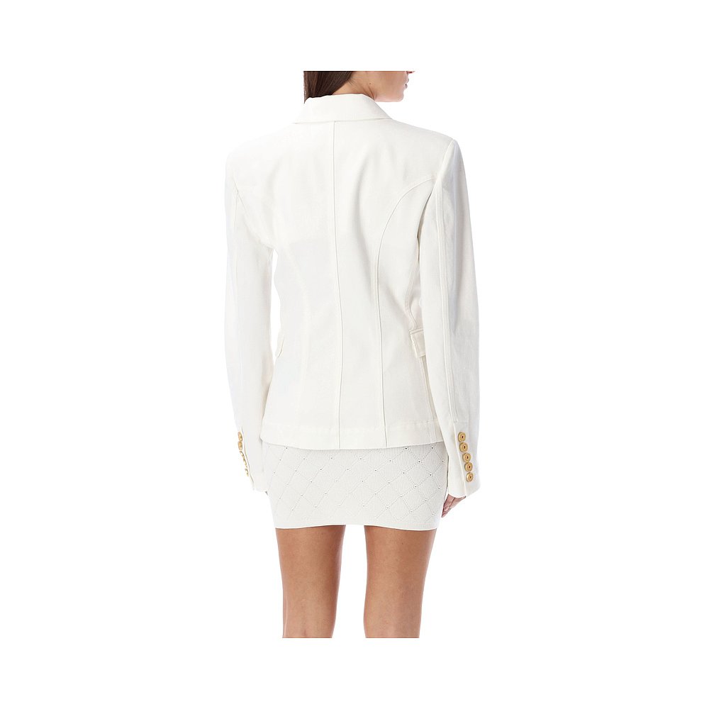 1h可退 香港直邮BALMAIN 女士西服 CF1SG170DB690FA CO 白色 Balm - 图0