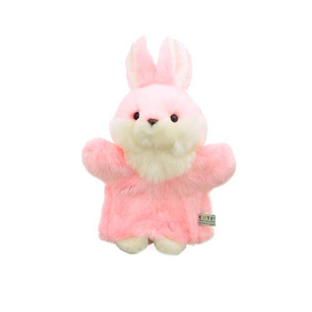【日本直邮】Cute兔子手偶粉色毛绒玩偶柔软舒适摆件时尚简约,淘宝优惠券,粉丝福利购,淘宝优惠卷