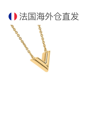 自营1h可退 欧洲直邮LV路易威登项链女士镀金黄铜链条配龙虾扣带