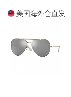 自营versaceVE2231 12526G淡金色/玫瑰渐变灰色镜子蓝色-淡金色