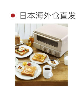 日本直邮Bruno 蒸烤一体机 4片面包 定时 黑色 BOE067-BK