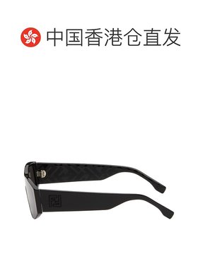 1h可退 香港直邮潮奢 Fendi 芬迪 男士 黑色 FF Squared 太阳镜 F