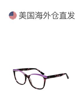 自营 Guess女式眼镜女式镜架-紫色 美国奥莱直发新款