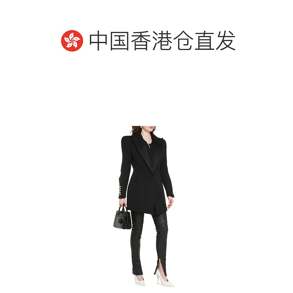 香港直邮BALMAIN 女士西服 YF0SI185MB02YF0SI185MB020PA0PA-4 - 图1