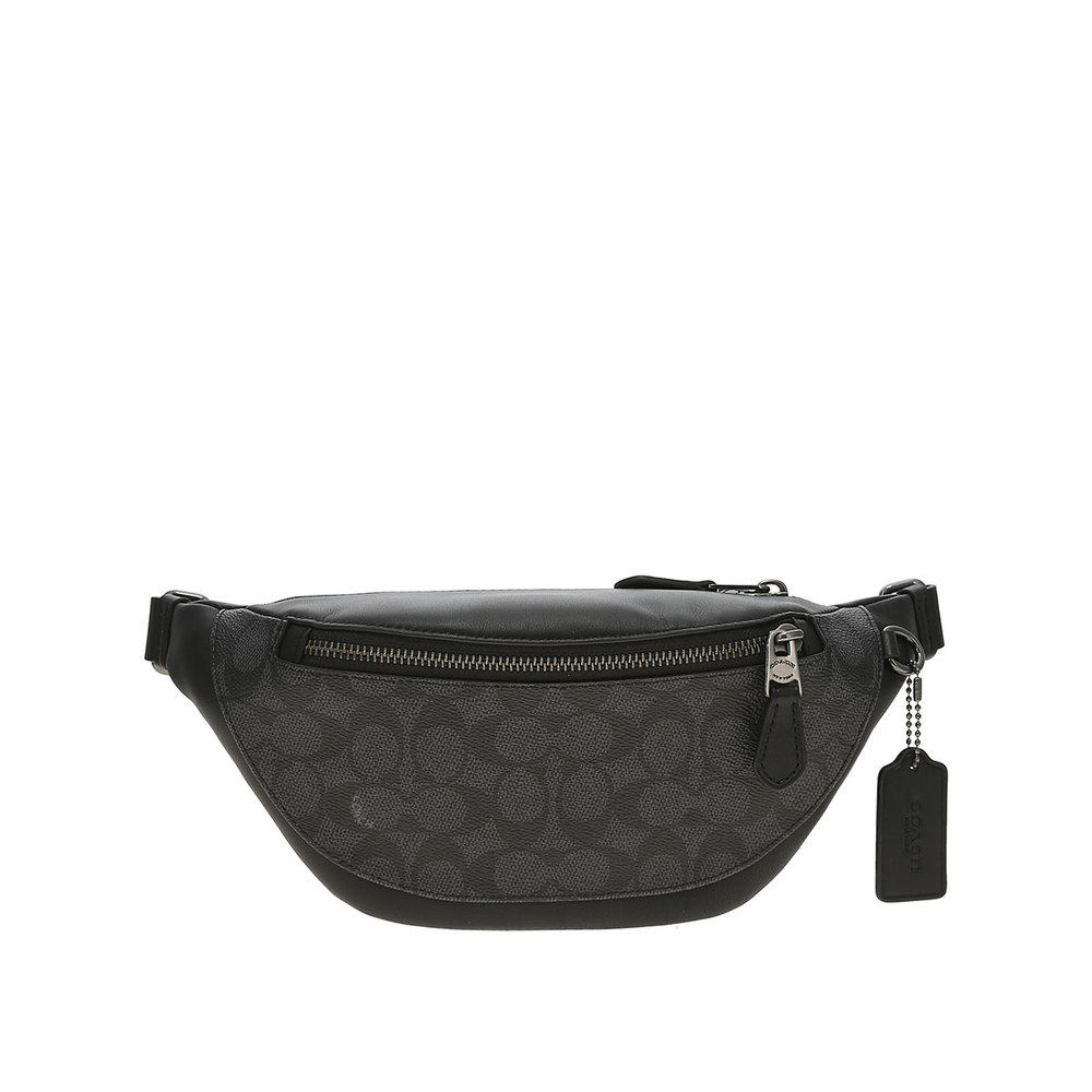 香港直邮COACH 奥莱款男士PVC配皮斜挎腰包CW369QBMI5蔻驰新款,淘宝优惠券,粉丝福利购,淘宝优惠卷