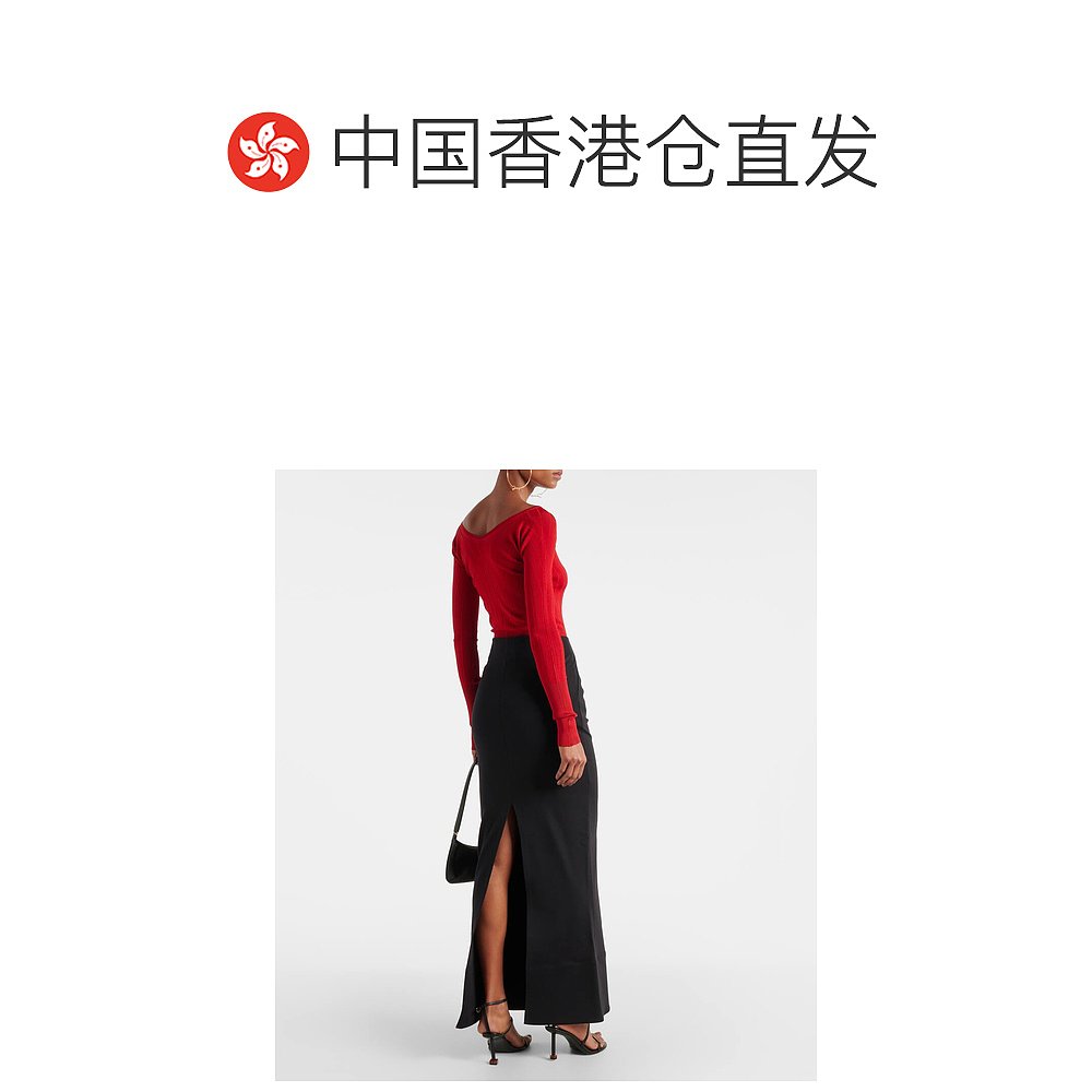 香港直邮潮奢 Jacquemus 女士La jupe Escala 针织长款半身裙 - 图1