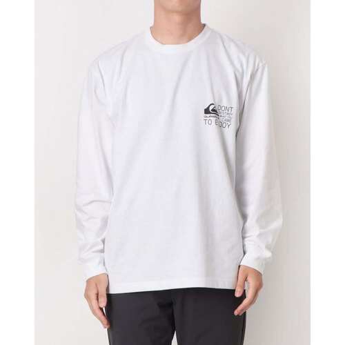 日本直邮QUIKSILVER 男士冲浪长袖T恤 TC DISTORTED BOX LT QLT25 - 图0