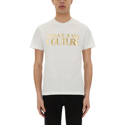 香港直邮Versace Jeans Couture 男士T恤 78GAHT0【付后1h可退】 - 图3