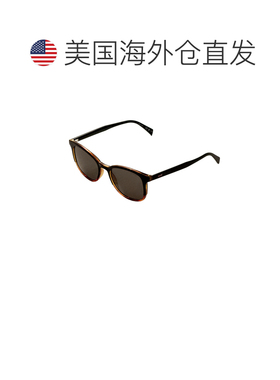 自营levi's李维斯男式53毫米黑色哈瓦那太阳镜-黑色哈瓦那 美国奥