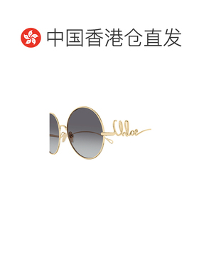 香港直邮CHLOÉ 女士太阳镜 CH0329S001GOLDGOLDGREY AW2025