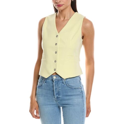 自营Nanette Nanette Lepore Vest - yellow 美国奥莱直发 - 图0