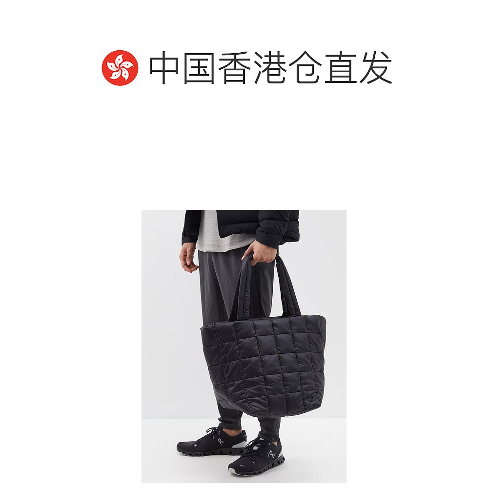 香港直邮潮奢 Lululemon 男士 Quilted Grid tote bag 托特包 - 图1