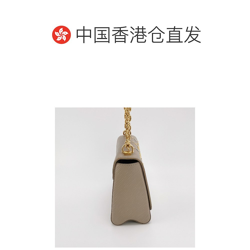 Louis Vuitton/路易威登  女士米色Twist牛皮铆钉装饰LV单肩包 - 图1