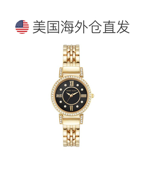 自营Anne Klein Women's Classic Black Dial Watch - black 美国