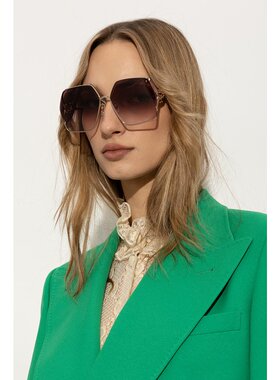 Gucci 徽标太阳镜 733367I3330