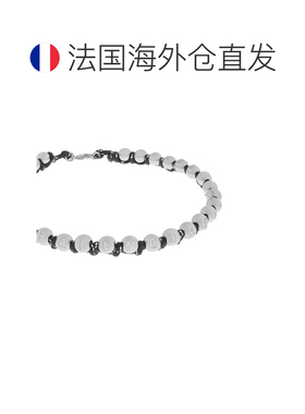 自营欧洲直邮Balenciaga巴黎世家 Malibu女士银色黄铜马里布球短