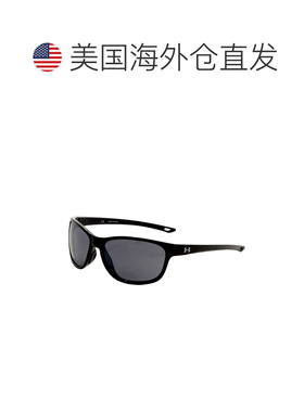 自营Under Armour Unisex 61 mm Black Sunglasses - black 美国