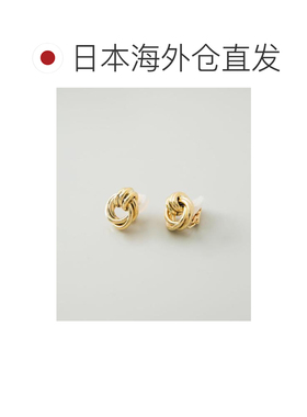 日本直邮官方授权 SMELLY 金属打结圆形耳夹配饰【付后1h可退】