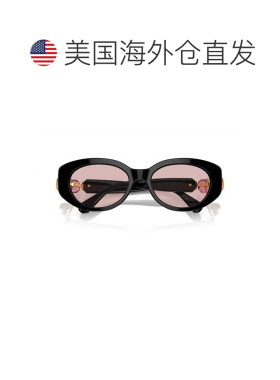 自营swarovski0Sk6002 Oversized Black Acetate Sunglasses with